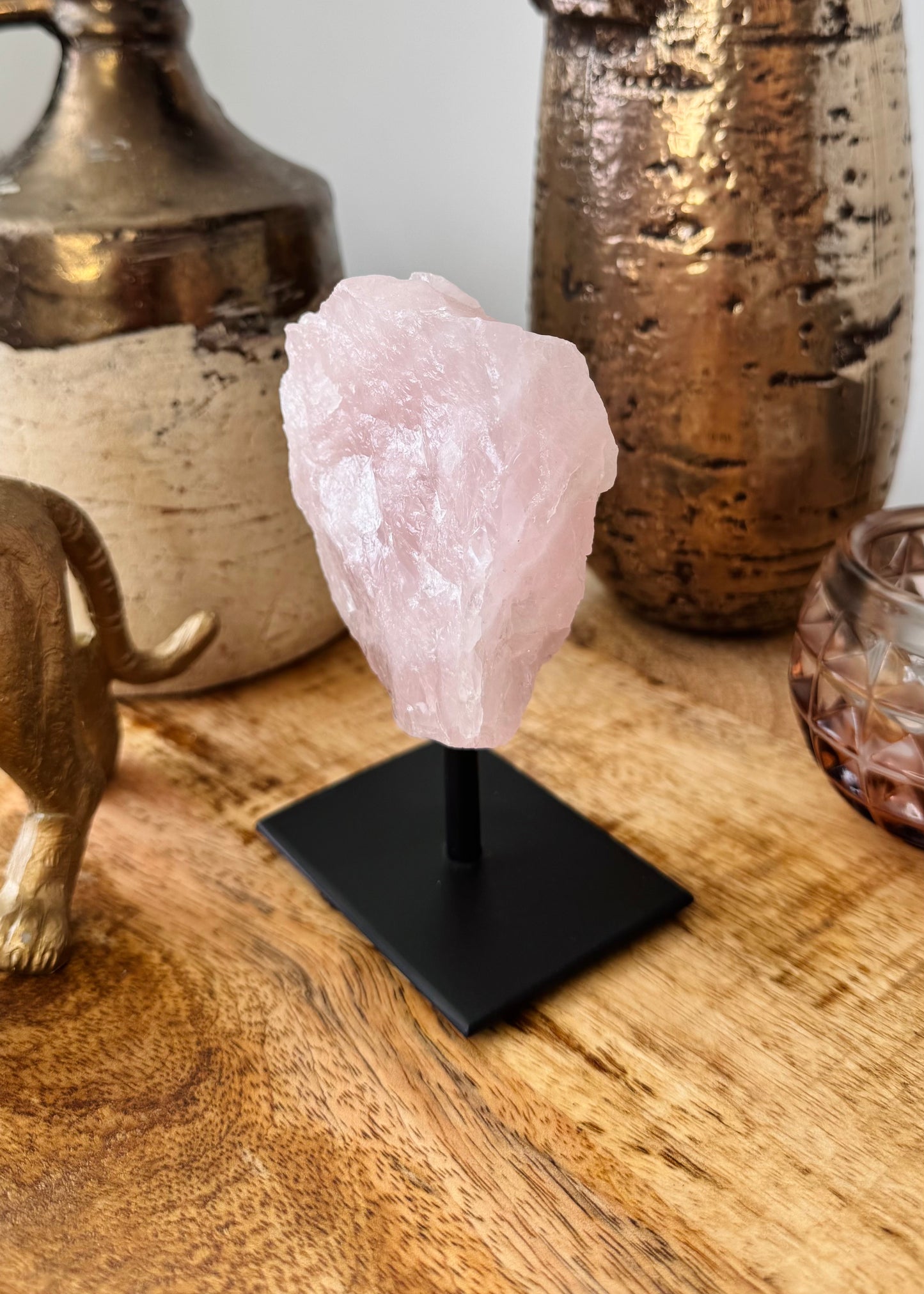 Rose Quartz On Stand - 2