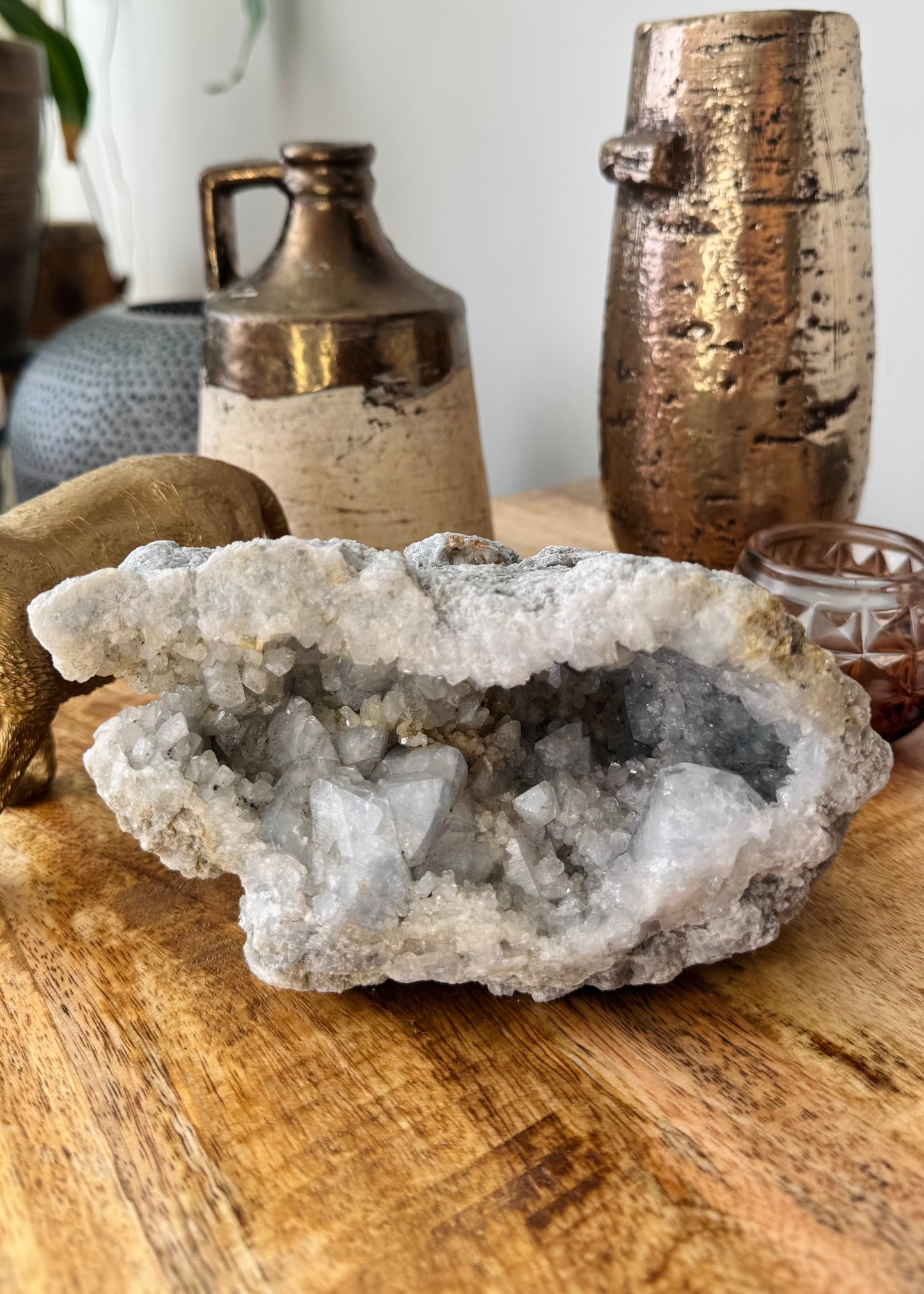 Celestine Geode - 1