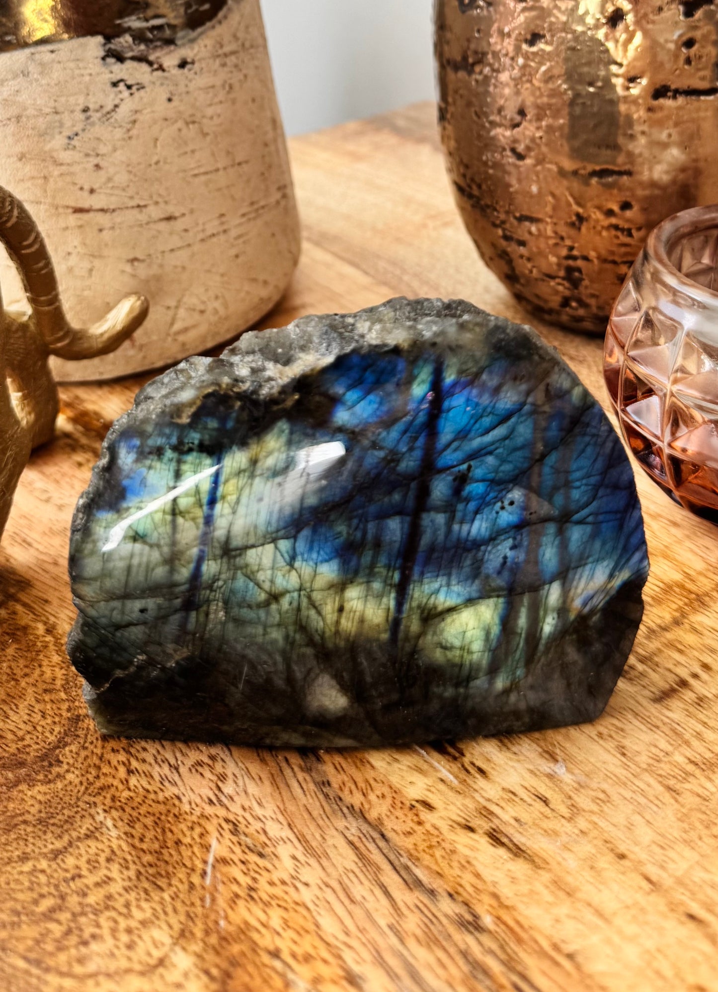 Labradorite Freeform One Side Polished - 1