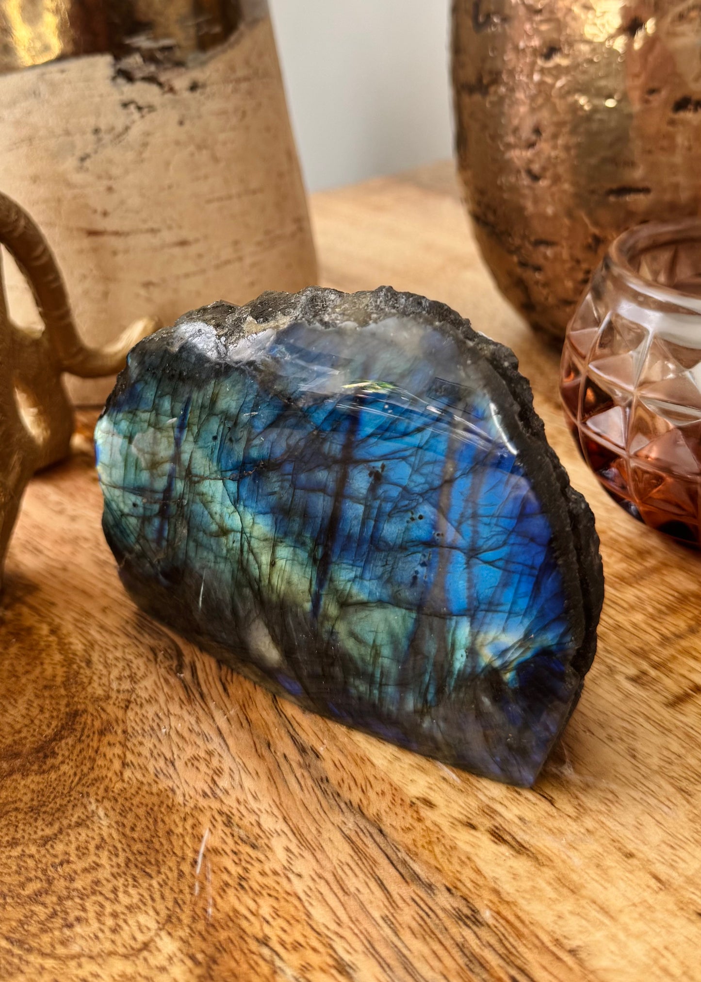 Labradorite Freeform One Side Polished - 1