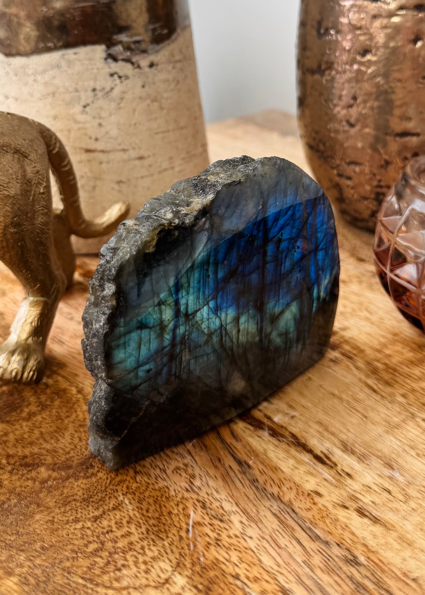 Labradorite Freeform One Side Polished - 1