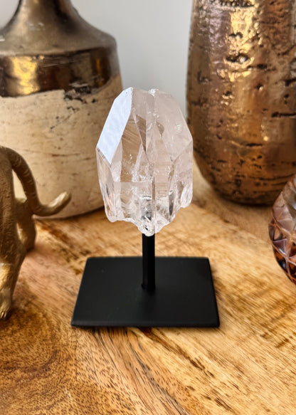Clear Quartz On Stand - 2