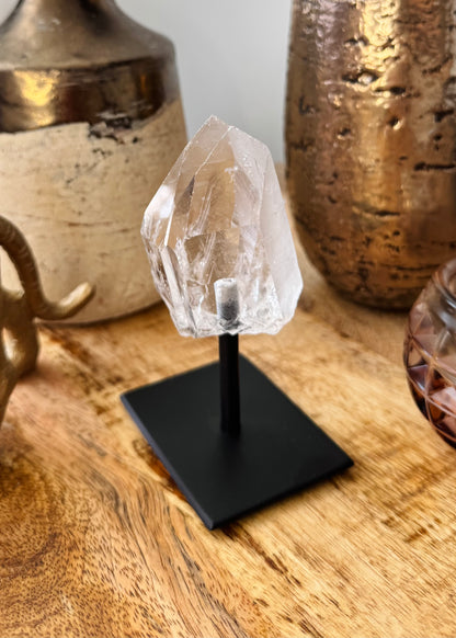 Clear Quartz On Stand - 2
