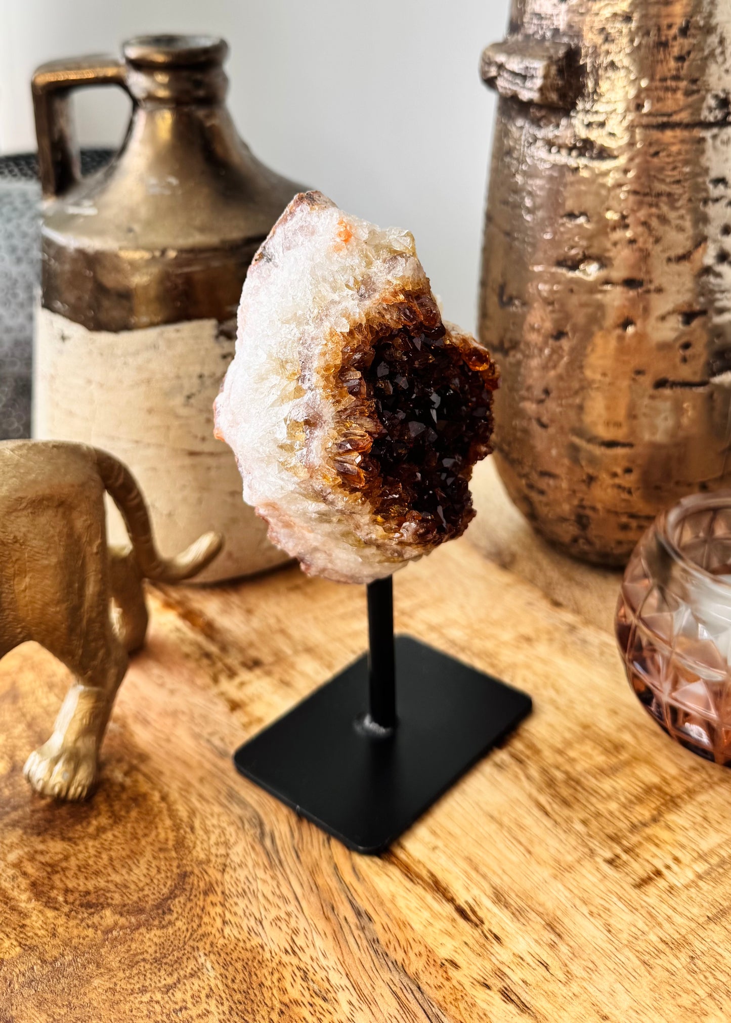 Heated Amethyst On Stand - 1