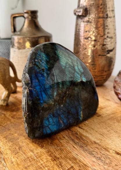 Labradorite Freeform One Side Polished - 2