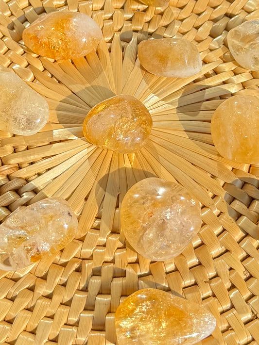 Citrine Tumbled Stone (20-25 mm)