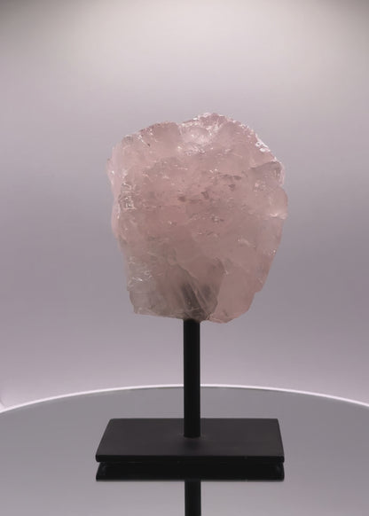 Rose Quartz On Stand - 1